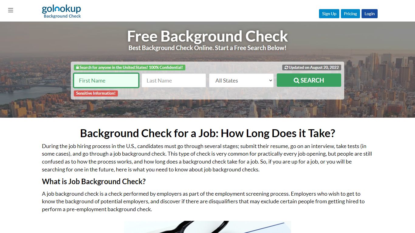 How Long Does a Background Check Take for a Job